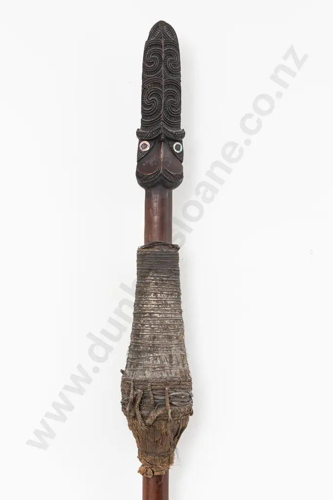 A Good Early 19th Century Taiaha (Fighting Staff) Image 1++