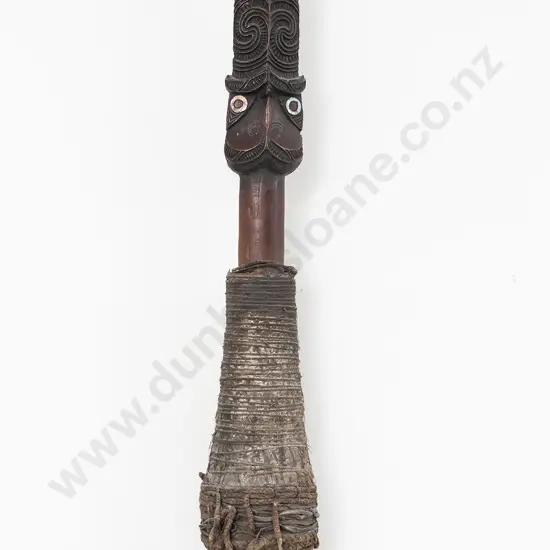 A Good Early 19th Century Taiaha (Fighting Staff)