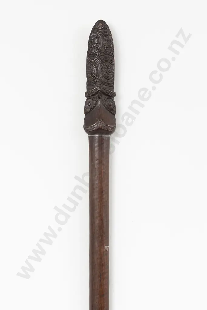 A Good 19th Century Taiaha (Fighting Staff) Image 1++