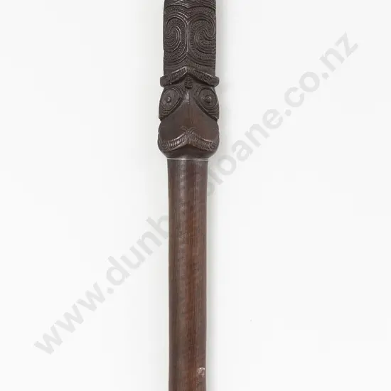A Good 19th Century Taiaha (Fighting Staff)