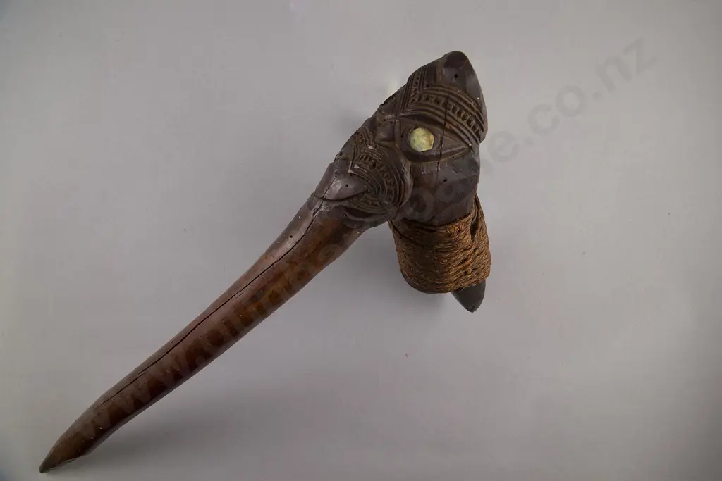 Toki Poutangata (Hafted Ceremonial Adze) Image 1++