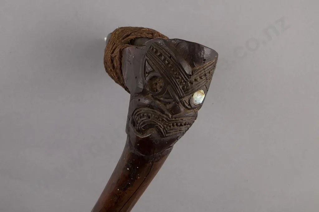 Toki Poutangata (Hafted Ceremonial Adze) Image 1++