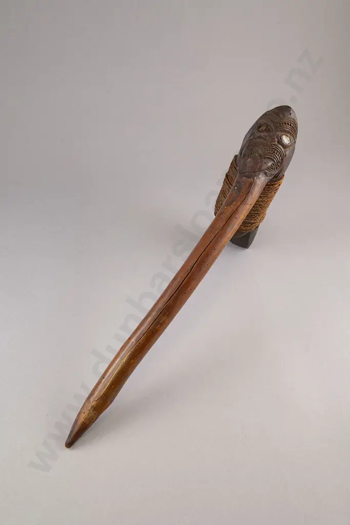 Toki Poutangata (Hafted Ceremonial Adze) Image 1++