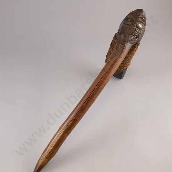 Toki Poutangata (Hafted Ceremonial Adze)