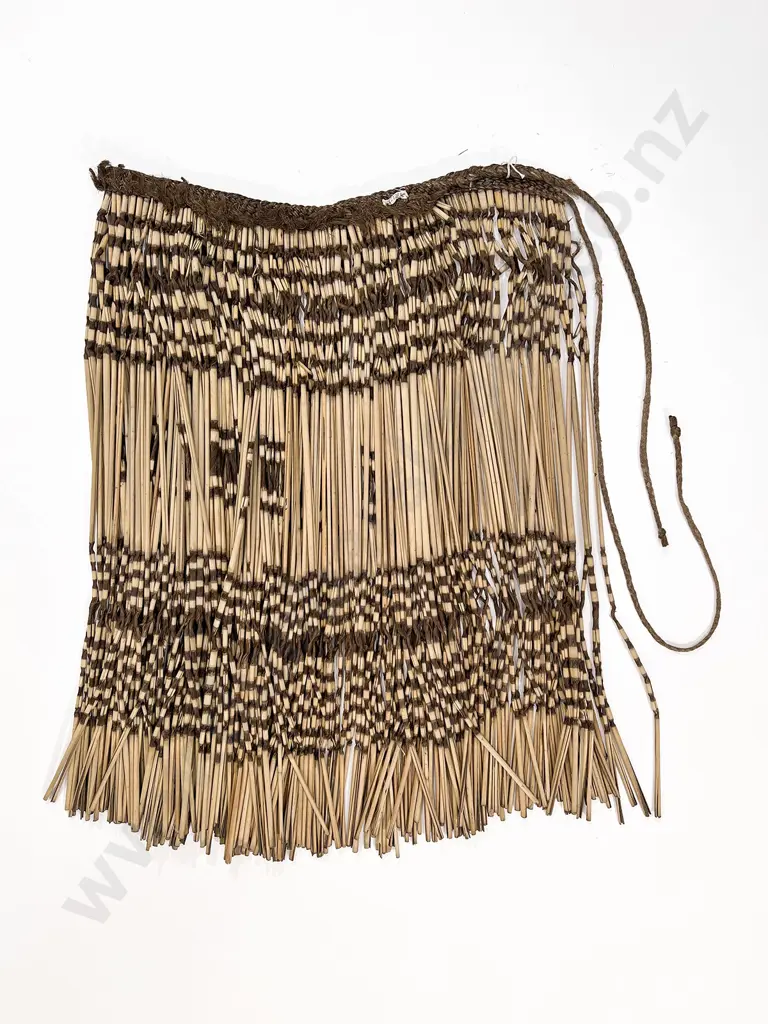 Early 20th Century Piupiu (Maori Waist Garment) Image 1++
