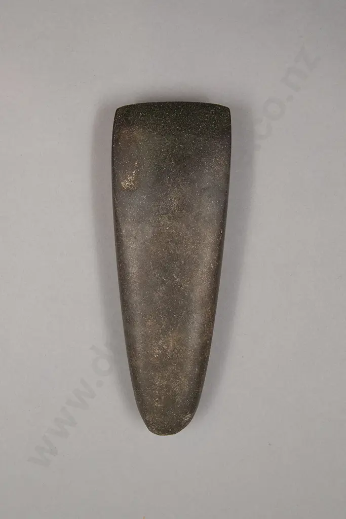 Large and Impressive Pre-European Toki (Argillite) Image 1++