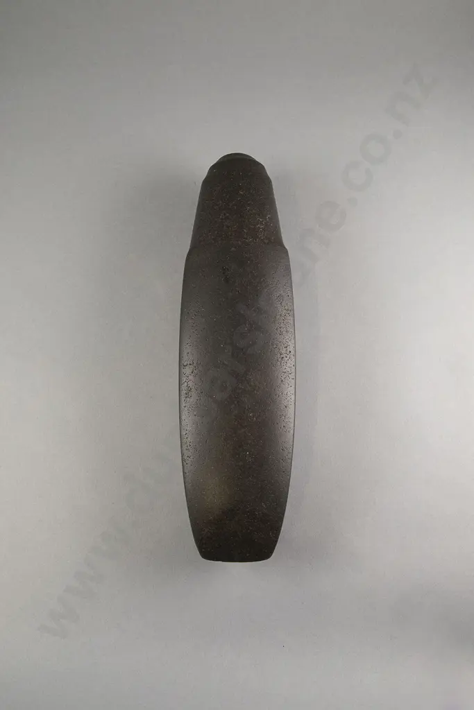 Large Pre-European Toki (Dark Greywacke) Image 1++