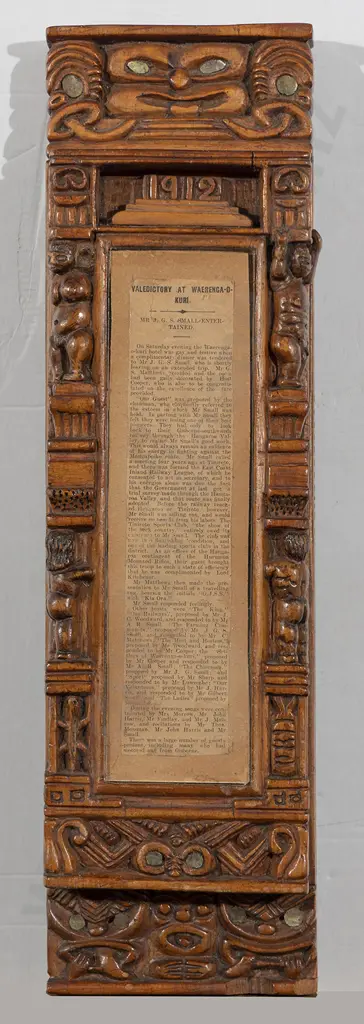 Valedictory Plaque By Capt G. Small Image 1++