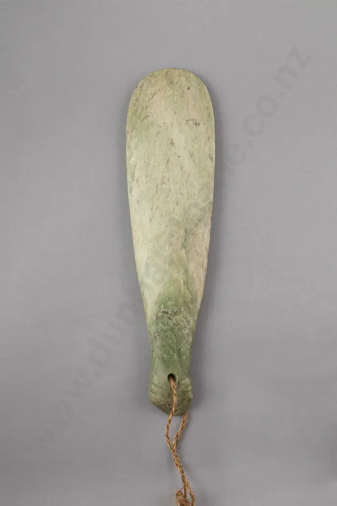 Mere Pounamu by Alan Brown (Nephrite Hand Club) Image 1++