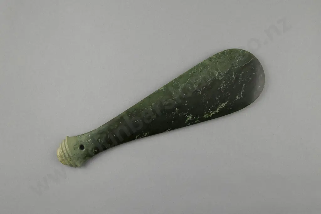 Mere Pounamu by Richard Anderson (Nephrite Hand Club) Image 1++