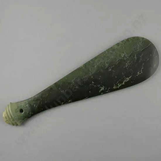 Mere Pounamu by Richard Anderson (Nephrite Hand Club)