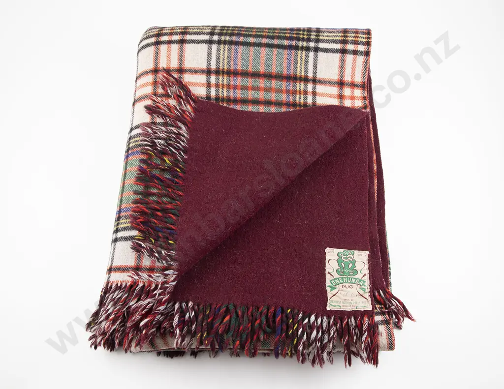 Onehunga Wool Travel Rug Image 1++