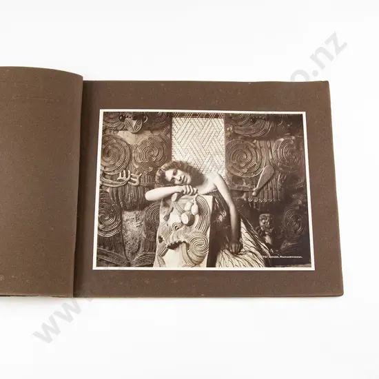 Maori Studies Carbonette Permanent Photos Book by Thomas Pringle