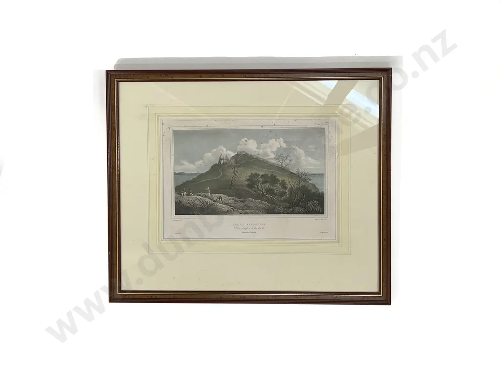 Four Lithographic Prints Depicting Early Contact In New Zealand Image 1++