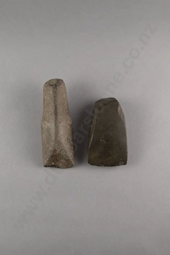 A Cook Island Adze And A Tongan Adze Image 1++