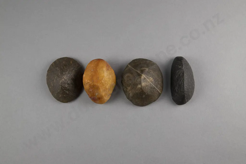 Four Ventifacts (Naturally Occurring Sand Polished Stone) Image 1++