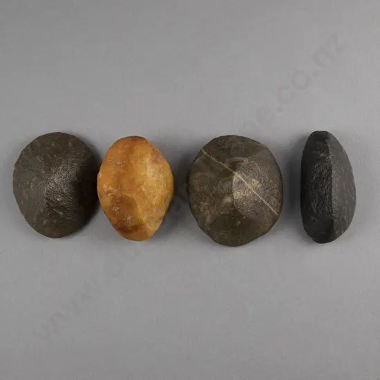 Four Ventifacts (Naturally Occurring Sand Polished Stone)