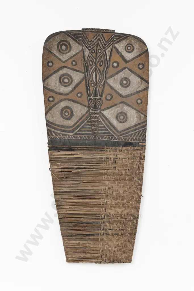 A Superb Papua New Guinea Ramu River War Shield Image 1++