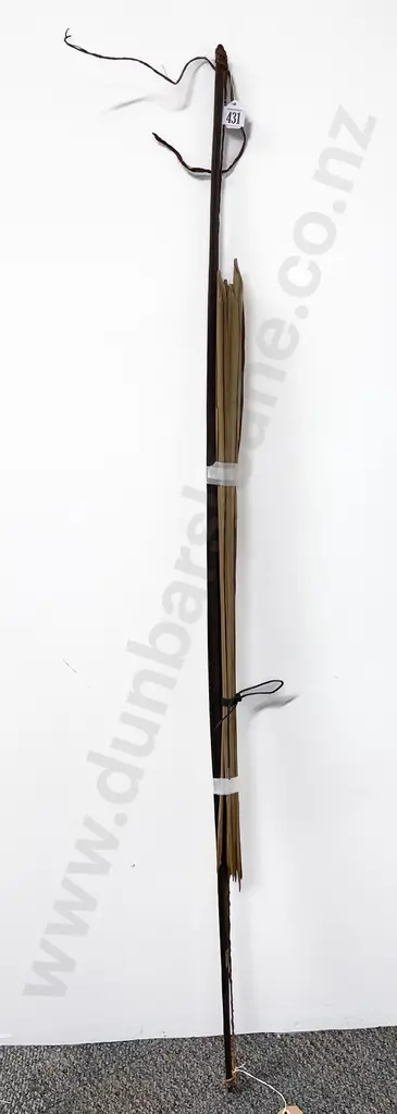 Solomon Islands Bow with Nine Fish Arrows Image 1++