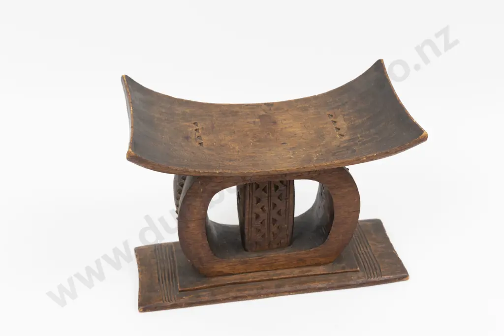 Asante Stool From Ghana Image 1++
