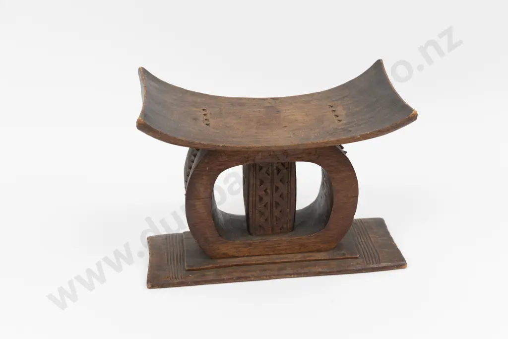 Asante Stool From Ghana Image 1++