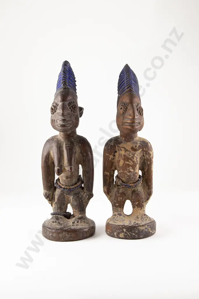 A Pair Of Yoruba Ibeji Figures Image 1++