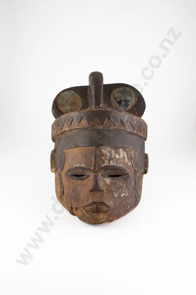 Makonde Hemlmet Mask From Mozambique Image 1++