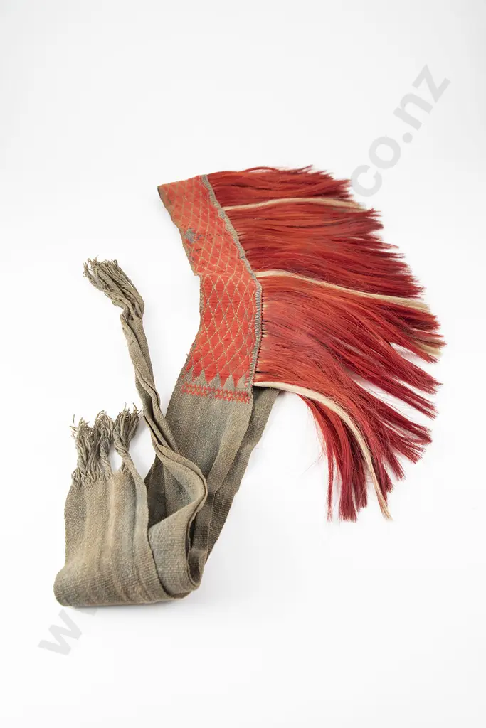 Nagaland Konyak Tribe Headband and Waist Adornment Image 1++