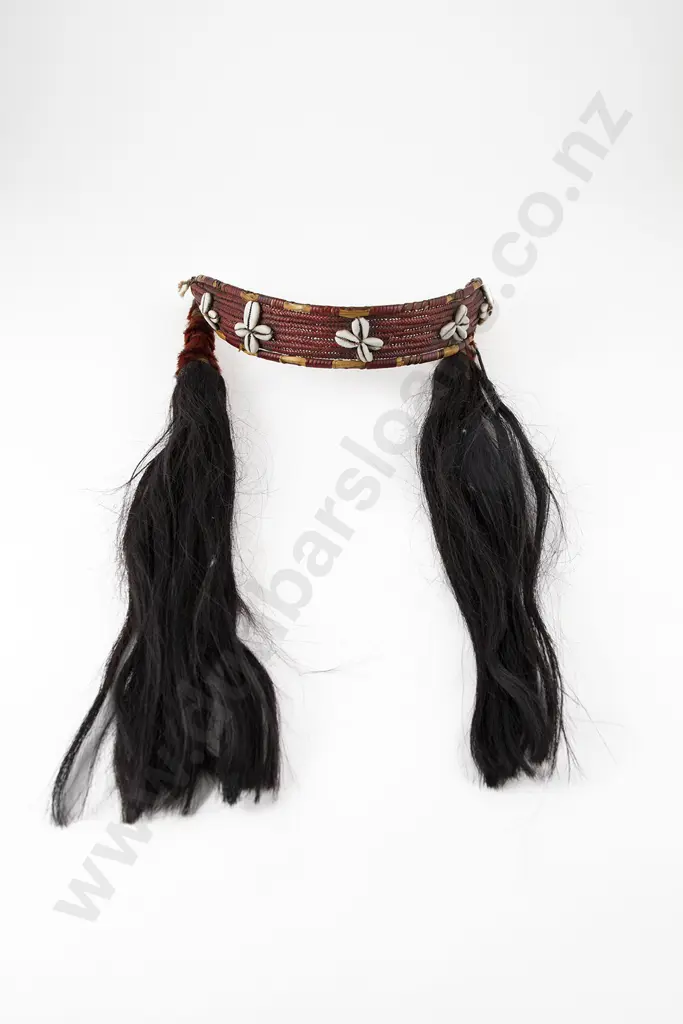 Nagaland Konyak Tribe Headband and Waist Adornment Image 1++