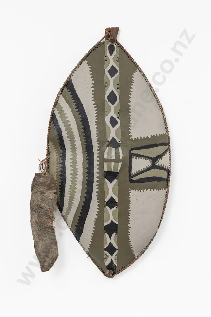 African Maasai War Shield Image 1++
