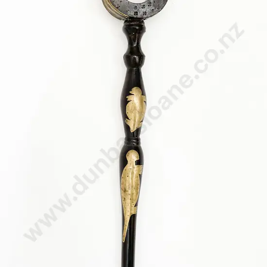A Kenyan Kamba Chief's Staff and Spear