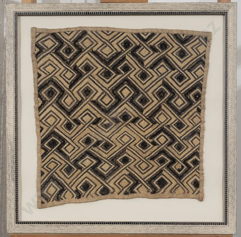 Kuba Tribe 'Shoowa' Ritual Cloth Image 1++