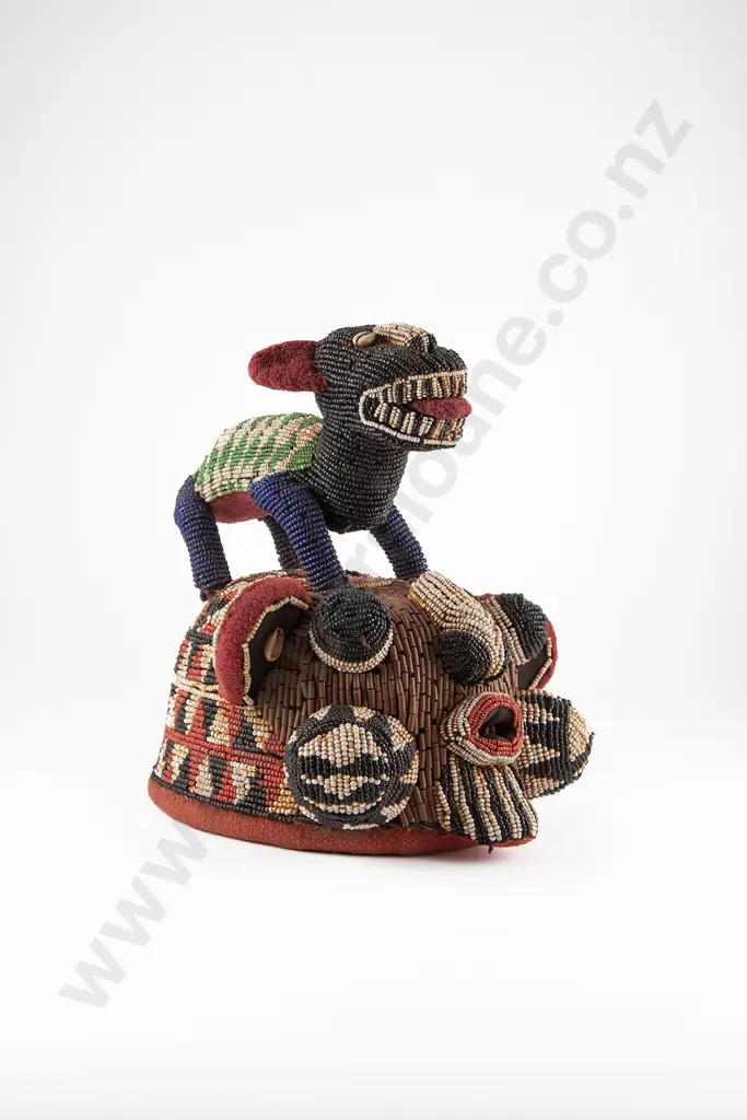 A Good Yoruba Beaded Crown Image 1++