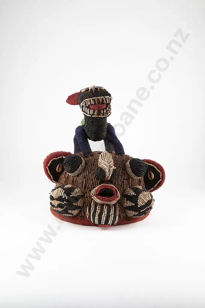 A Good Yoruba Beaded Crown Image 1++