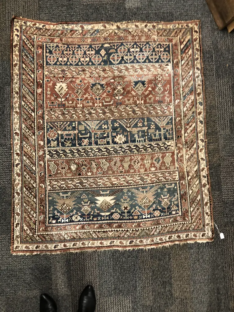 Hand Knotted Caucasian Rug Image 1++