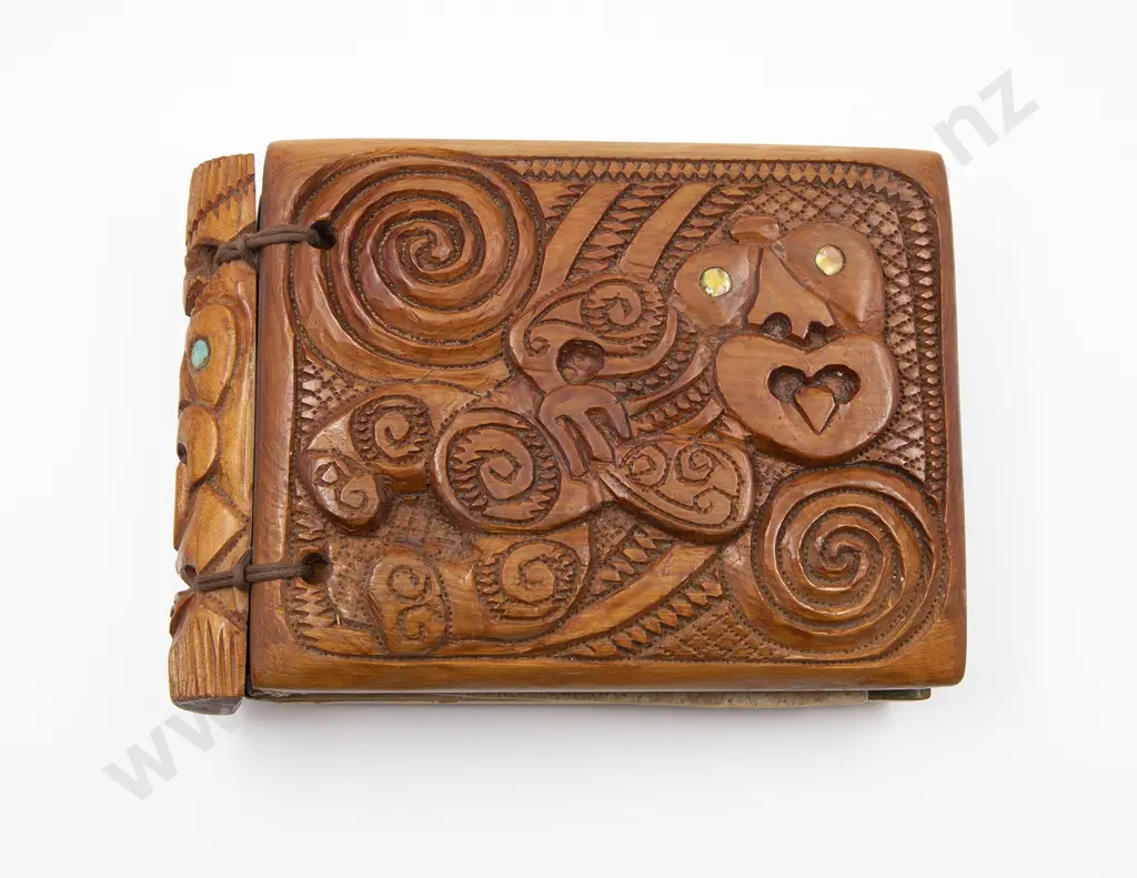 Jane Brenkley Carved Wooden Sketch Book Image 1++