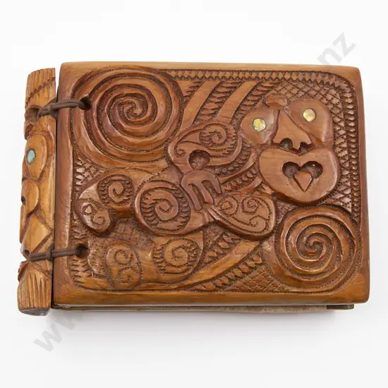 Jane Brenkley Carved Wooden Sketch Book