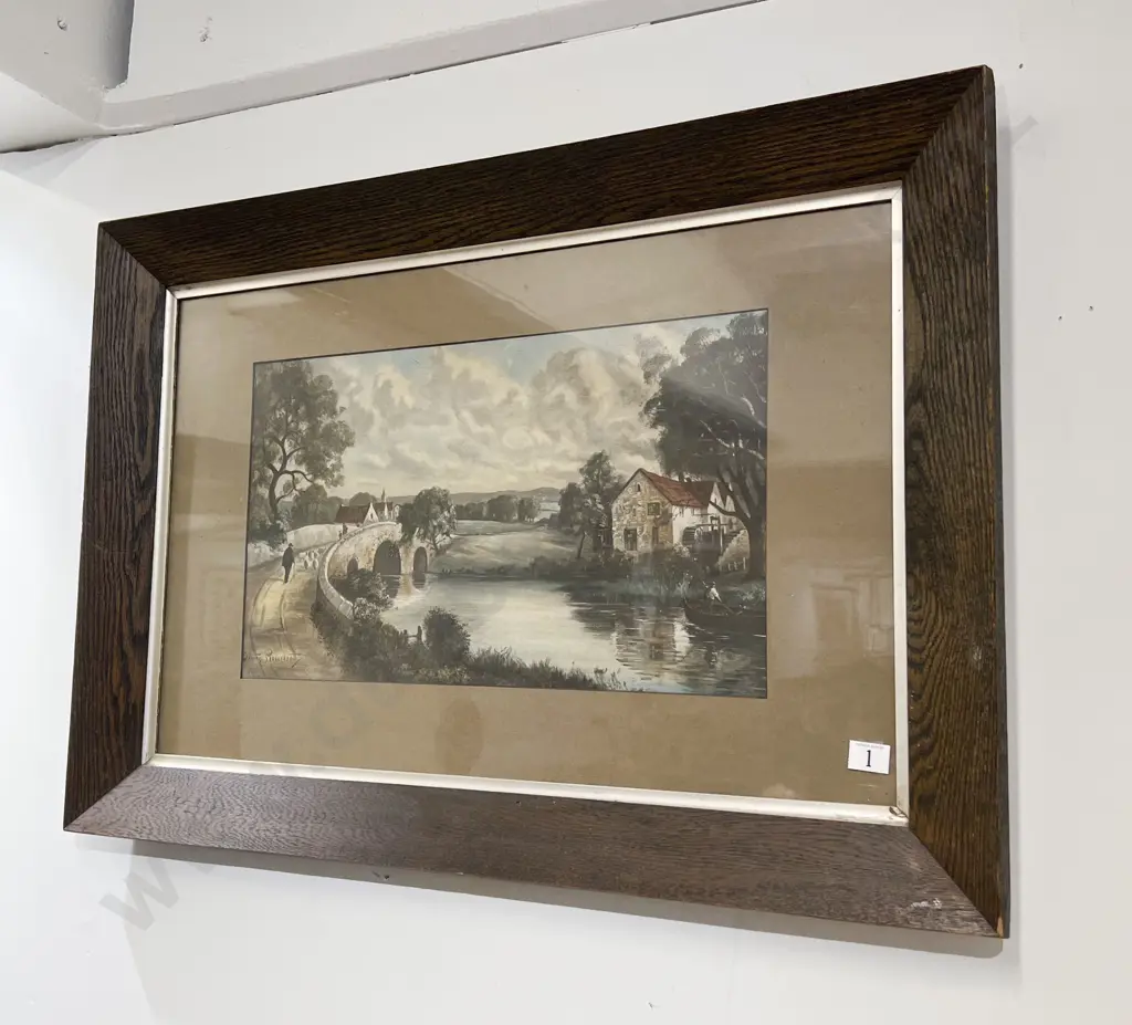 S Robinson Oak Framed Print Image 1++
