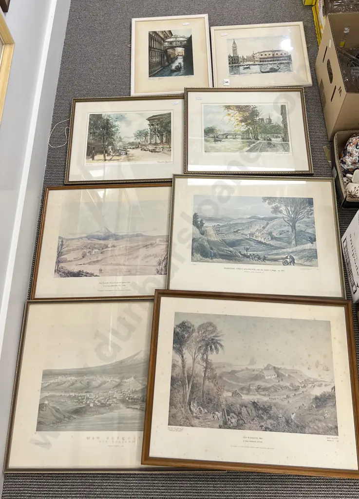 Two French Prints Together With Two Italian Prints and Four NZ Historical Prints (8) Image 1++