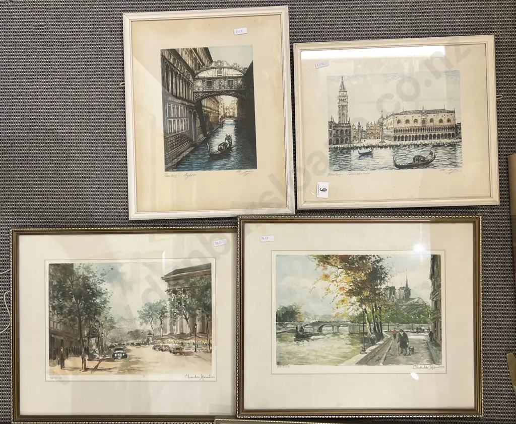 Two French Prints Together With Two Italian Prints and Four NZ Historical Prints (8) Image 1++