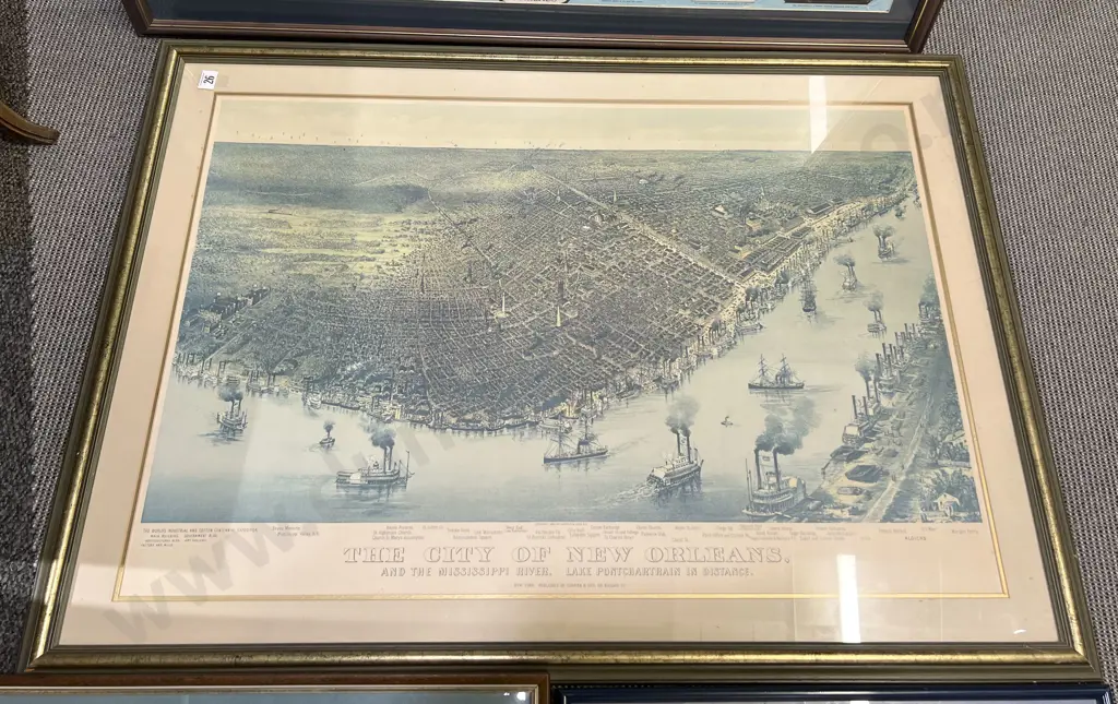 Two Large Framed Nautical Prints Together With Four Smaller Prints (6) Image 1++