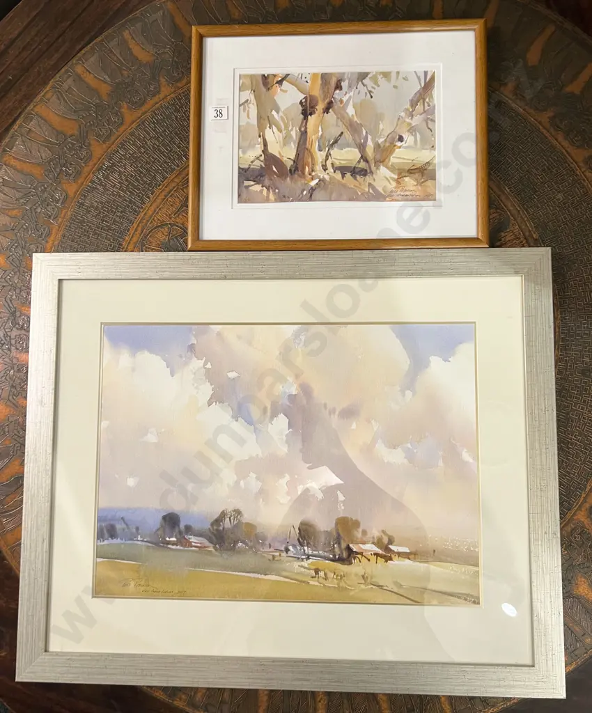 Two Ross Paterson Watercolors Image 1++
