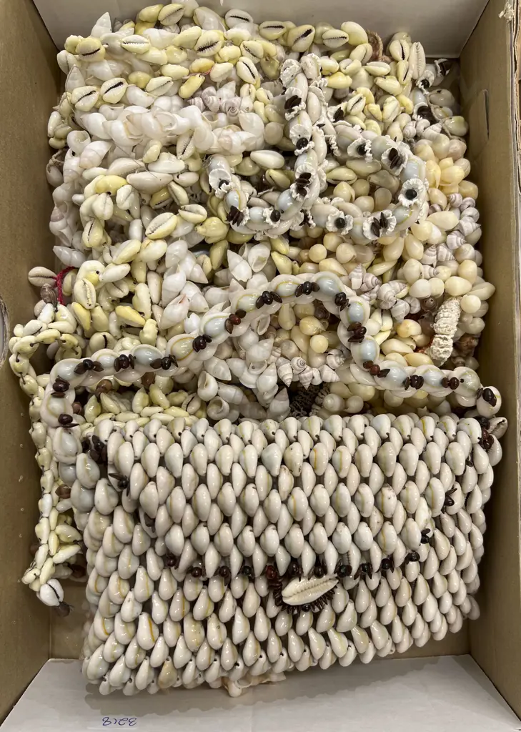 Box Quantity of Assorted Shell Necklaces Together With Shell Purse Image 1++