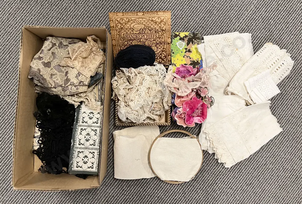 Selection of Vintage Lace Image 1++