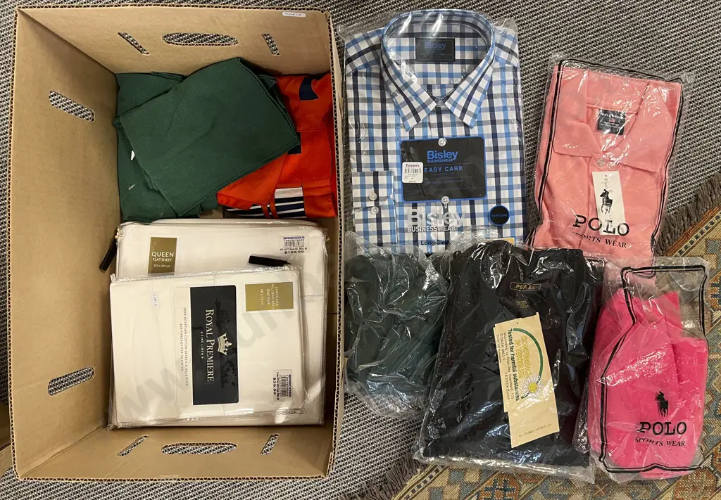 As New Linen With Gent's Polo Shirts and Assorted Image 1++
