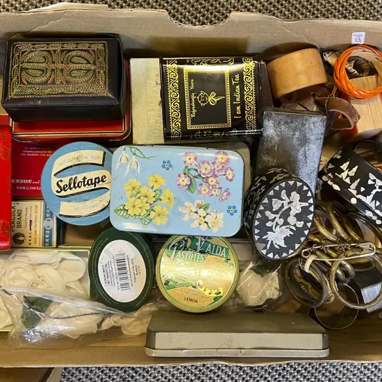 Selection of Small Tins Etc.