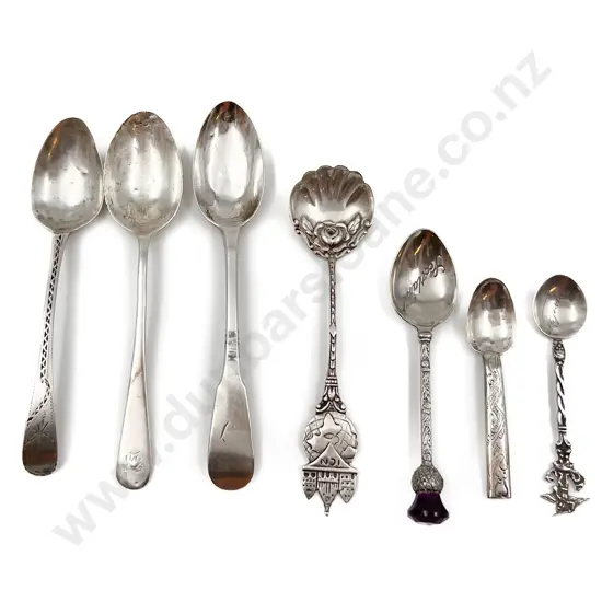 Seven Various Silver Spoons
