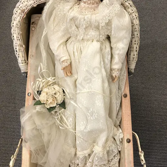 Alberon "Gloria Doll" Together with Dolls Pram