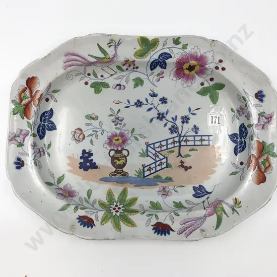 Hand Painted Ashet