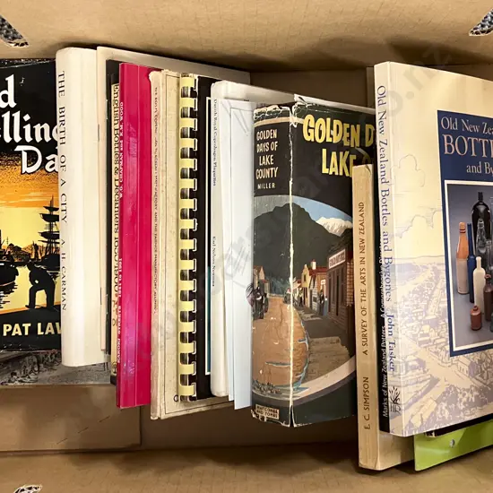 Box of Assorted NZ Related Books